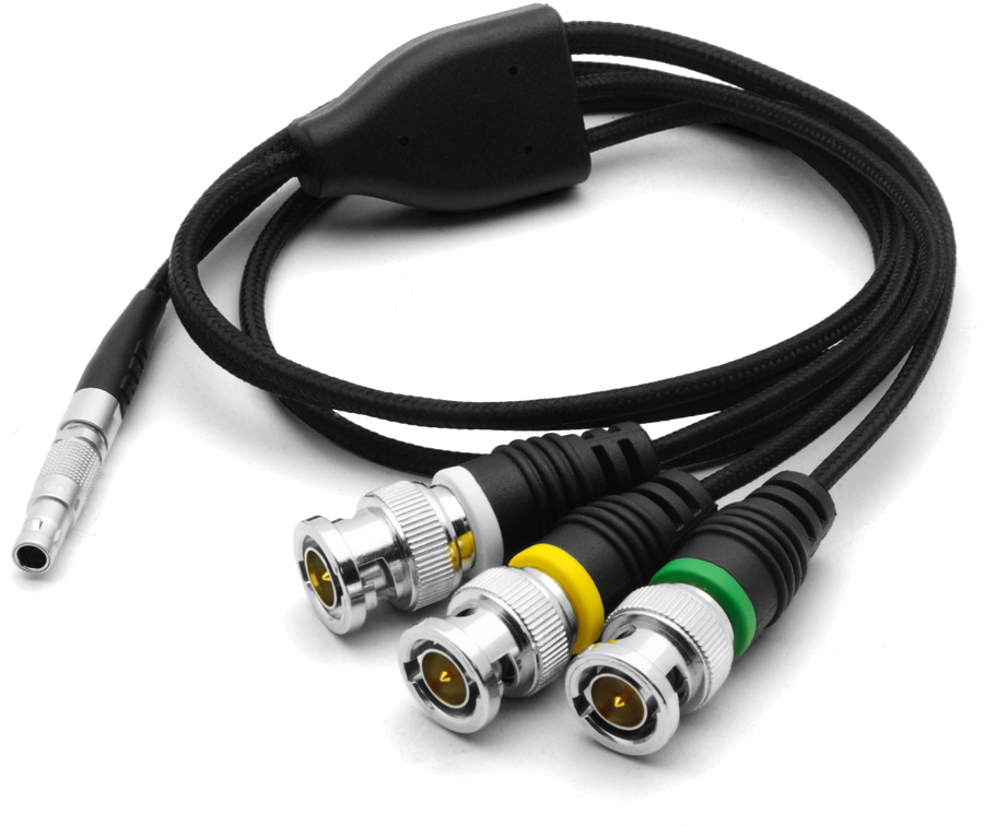 3bnc To 00 Sync Cable - Red 3bnc-to-00 Lemo Sync Cable (1000x816), Png Download
