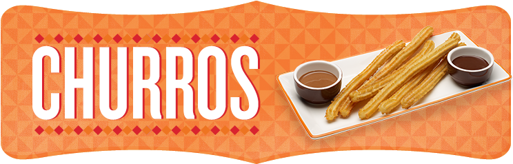 Deliciosos Churros - Churros Relleno Con Manjar Png (746x248), Png Download