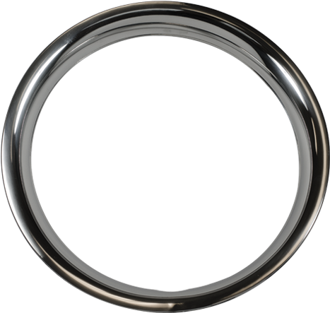 Stainless Steel Round Lip - Car (525x600), Png Download