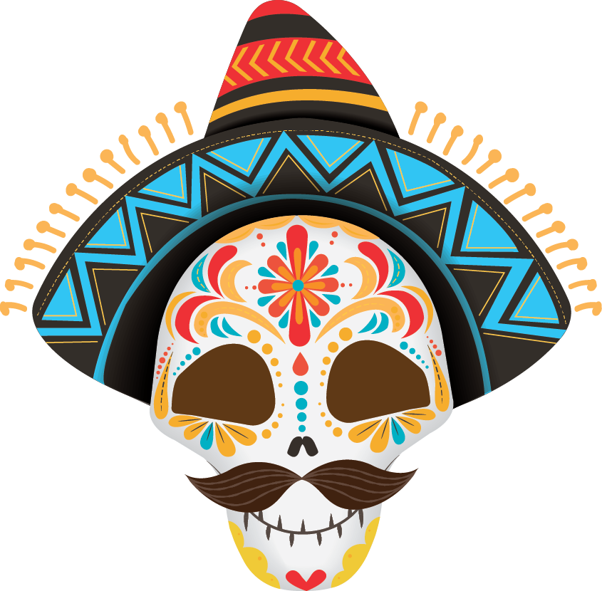 La Catrina Churros El Catrin - Illustration (845x830), Png Download