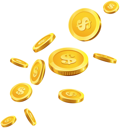 Gold Coin Clipart Png (469x500), Png Download