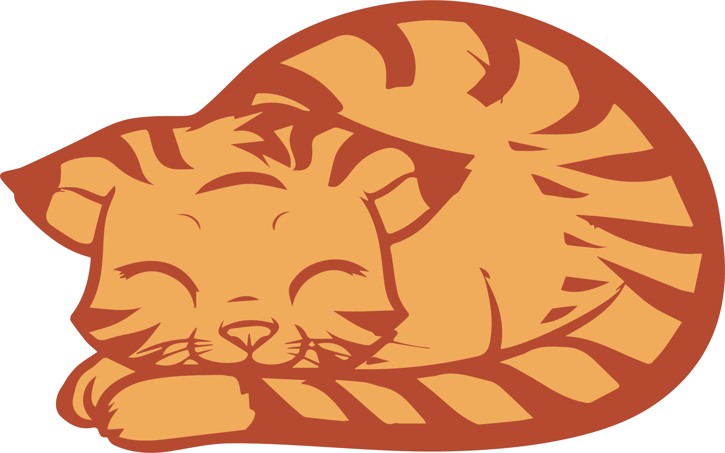 cat sleeping png