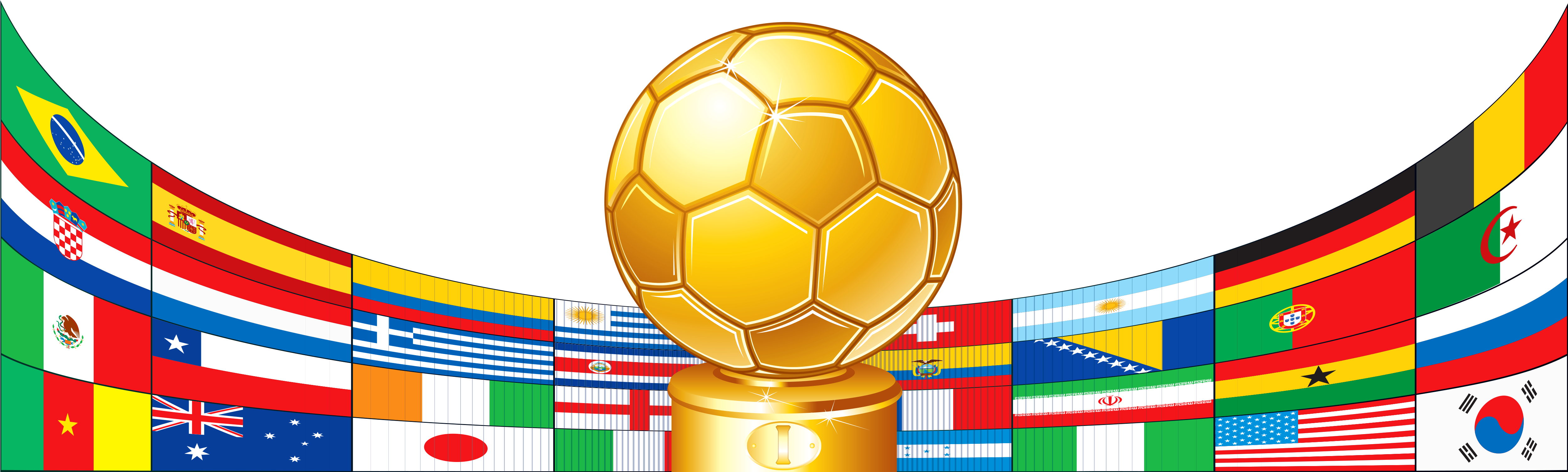 World Cup Soccer Png (5000x1634), Png Download