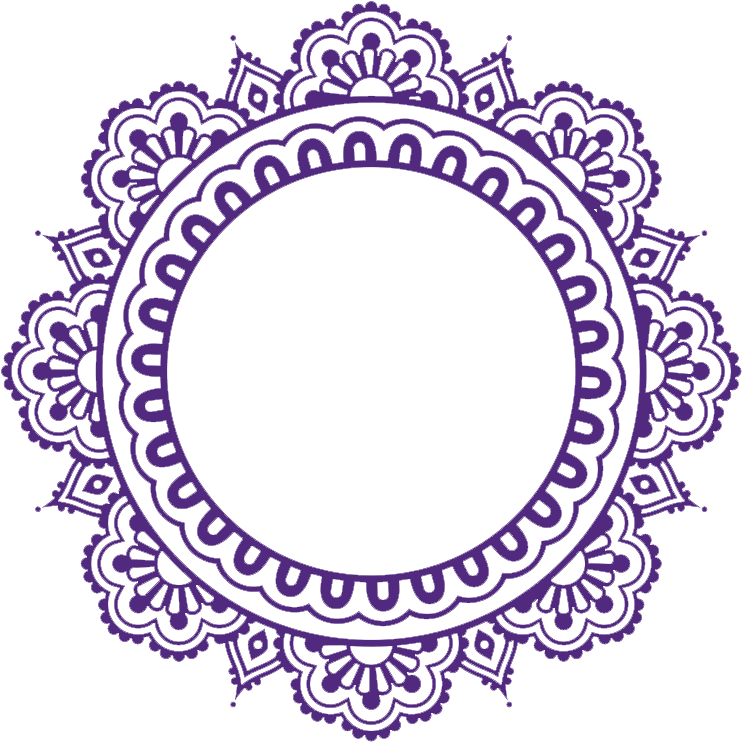 Contact - Henna Patterns Circle (800x800), Png Download