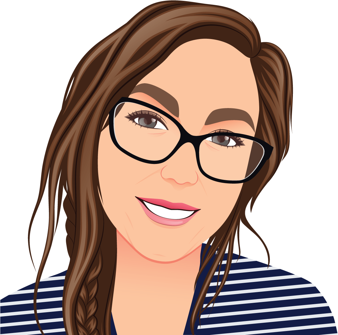 I've Had Three Different Facials And They All Benefited - Cartoon (1200x1200), Png Download