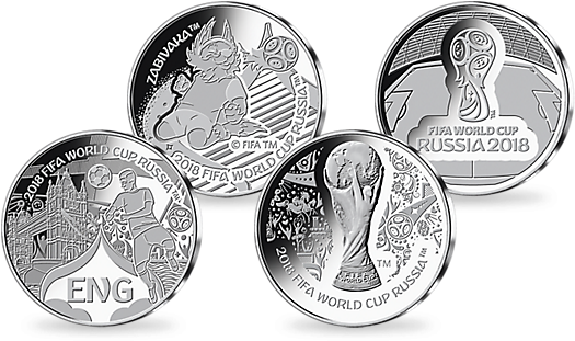 2018 Fifa World Cup Russia™ Trophy 25 Ruble Coin - World Cup Memorabilia 2018 (535x420), Png Download