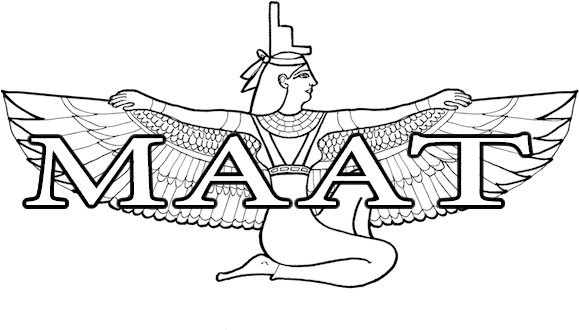 Download Maat Logo Banner Egyptian Gods Drawing Easy Full Size