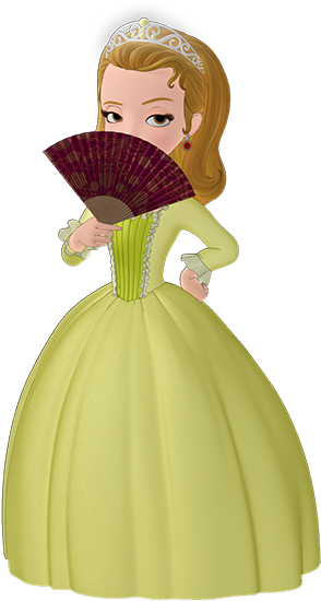 Princess Amber - Sofia The First Amber Fan (317x560), Png Download