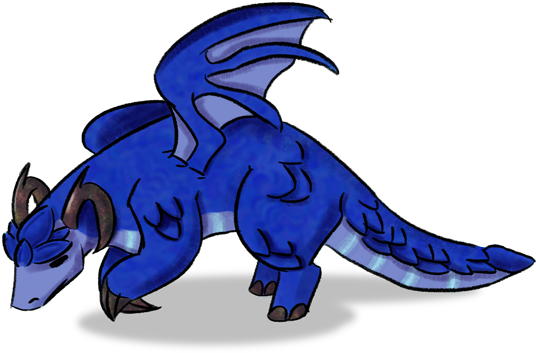 Sapphire Earth Dragon - World (640x360), Png Download