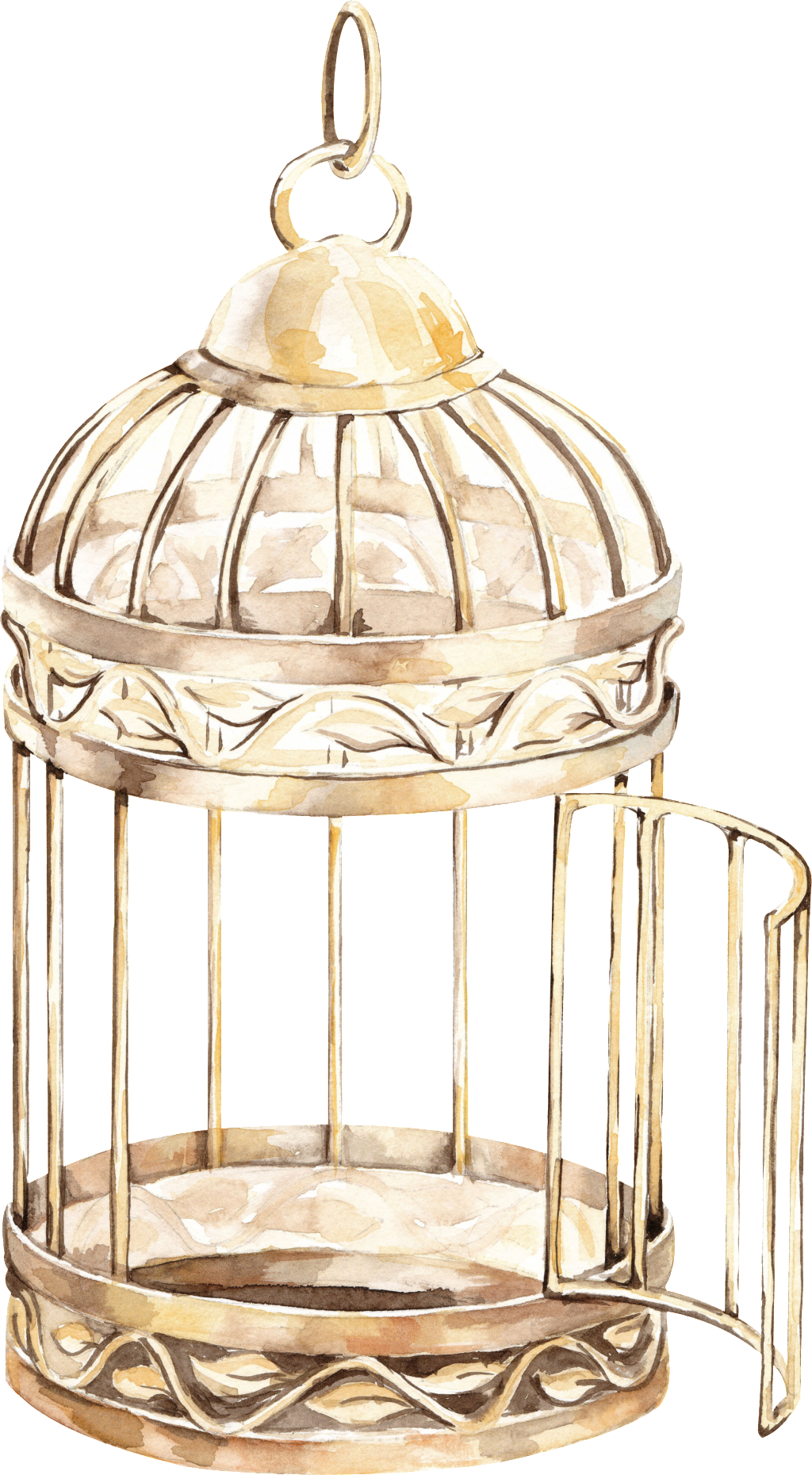 This Backgrounds Is Delicate Bird Cage Transparent - Bird Cage Transparent Background Png (1024x1860), Png Download