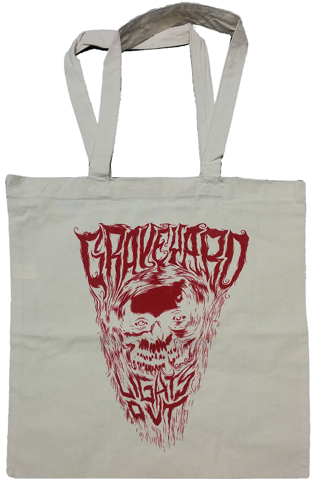 Lights Out Tote Bag - Graveyard (1000x1000), Png Download