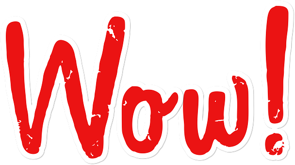 Wow, Amazed, Letters, Png, Isolated - Promotion Png (608x340), Png Download