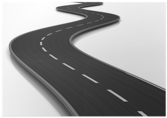 Curved Road (400x400), Png Download