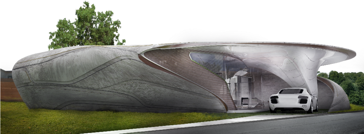3d Printed Houses Dubai (1168x599), Png Download