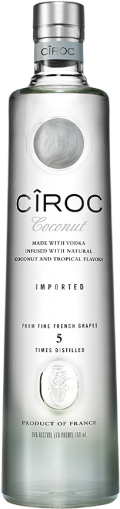 Download Ciroc Coconut Vodka 750ml Ciroc Apple Flavoured Vodka Full Size Png Image Pngkit