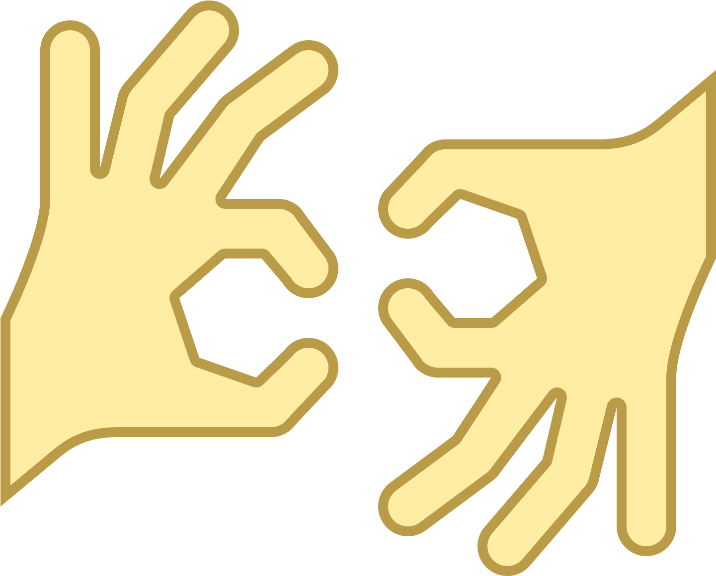 Interpretacja Języka Migowego Icon - Sign (1600x1600), Png Download