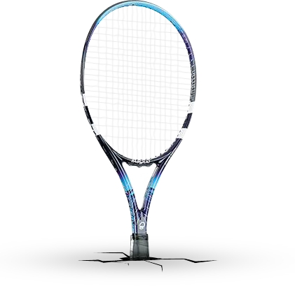 Babolat Goes On To Become A Complete Equipment Brand - First Babolat Tennis Racket (421x409), Png Download