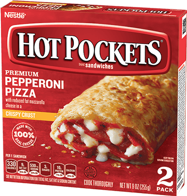 Hecho Con Delicioso Queso, Este Hot Pocket Es Un Favorito - Hot Pockets (516x516), Png Download