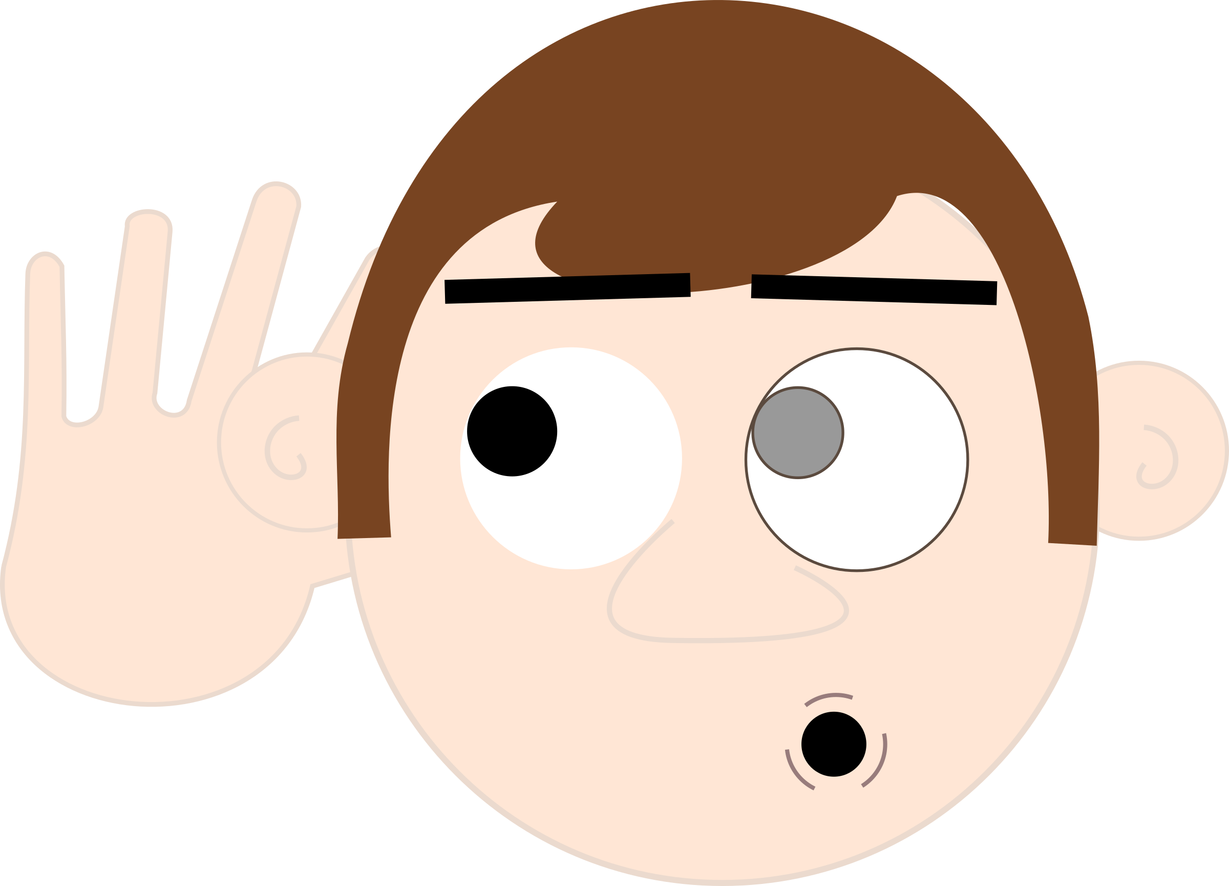 This Free Icons Png Design Of Listen-escucha (2400x1729), Png Download