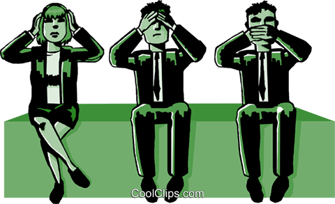 Business Hear No, See No, Speak No Evil Royalty Free - No See No Hear No Speak (480x293), Png Download
