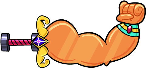 Muscly Arm Magisword - Mighty Magiswords Muscly Arm Magisword (768x404), Png Download