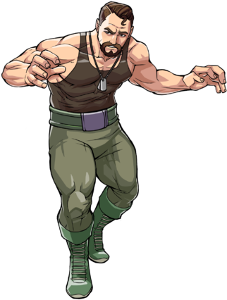 Joe T2 H - Muscle Hustle Characters (480x480), Png Download