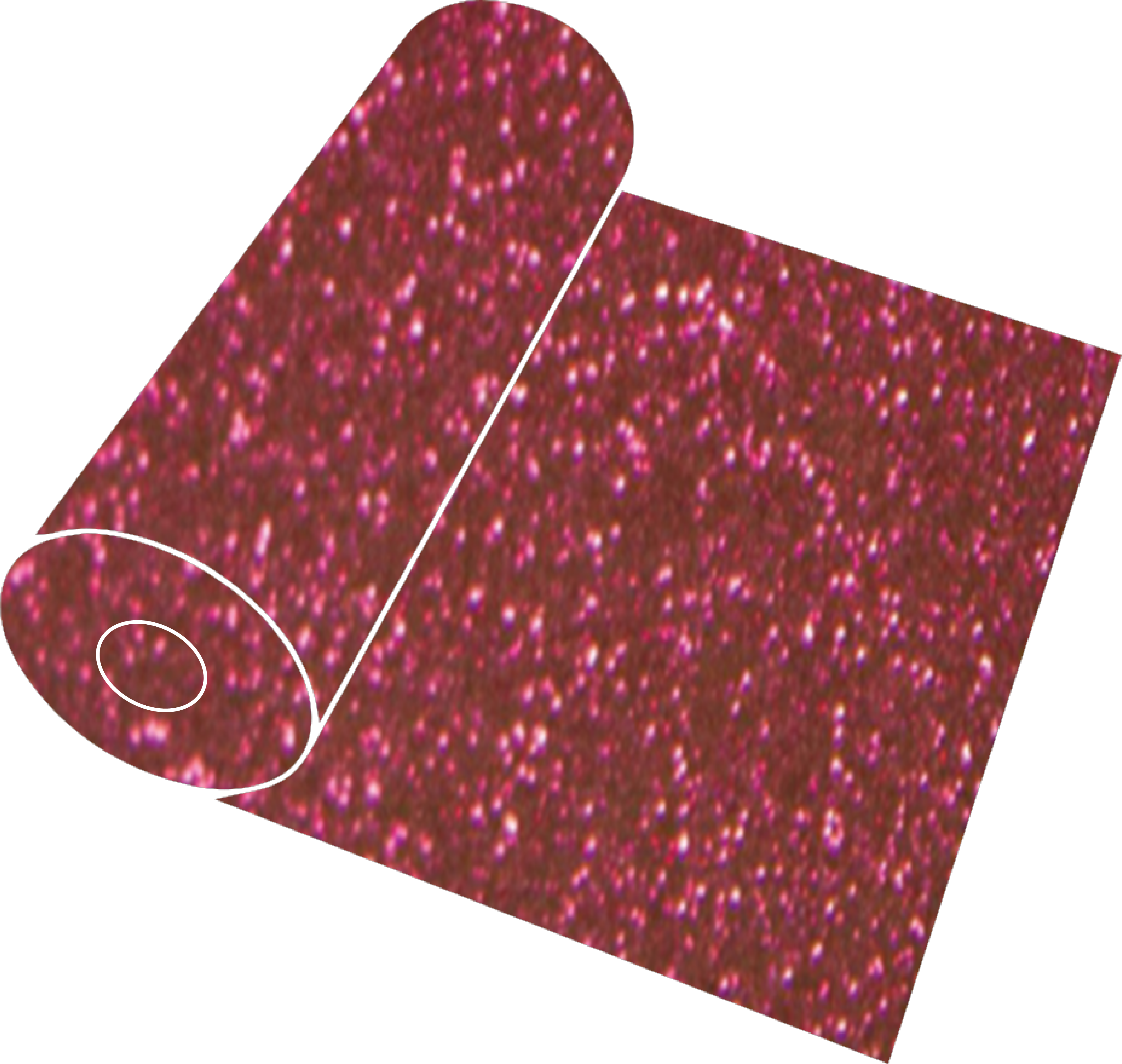20" Hot Pink Glitter Roll - Siser Glitter Heat Transfer Vinyl (3864x3684), Png Download
