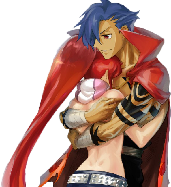 Tumblr Static Yoko Y Kamina - Tengen Toppa Gurren Lagann Kamina Render (650x650), Png Download