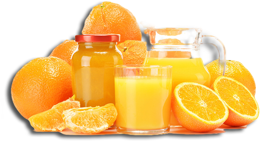 Jugo De Naranja Y Mermelada (587x326), Png Download