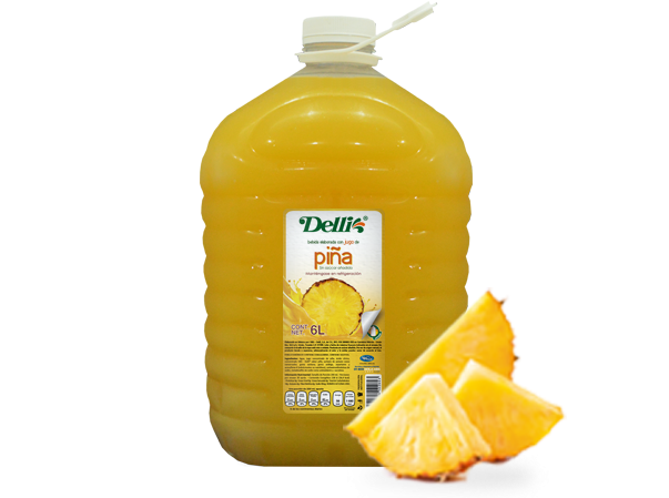 Bebida Con Jugo De Piña - Pineapple Juice (602x556), Png Download