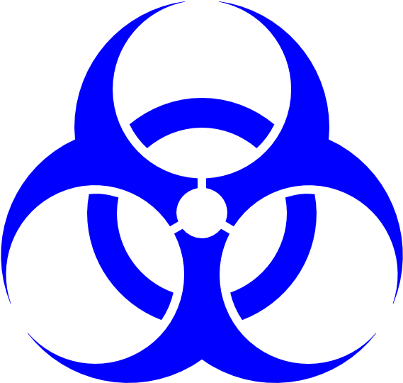 Explosion Clipart Sign - Biohazard Symbol (600x600), Png Download