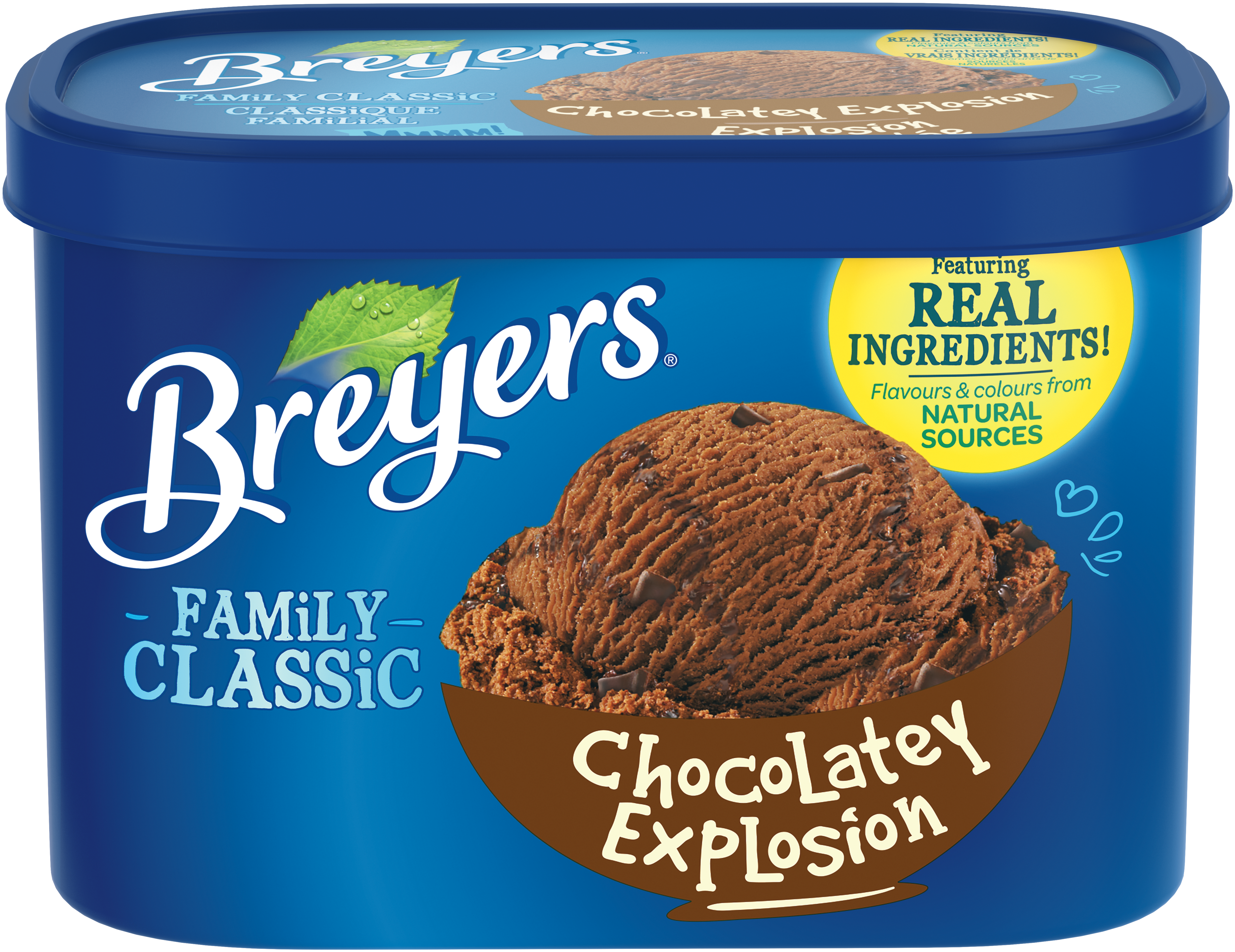 Breyers Classic Chocolatey Explosion (5000x5000), Png Download