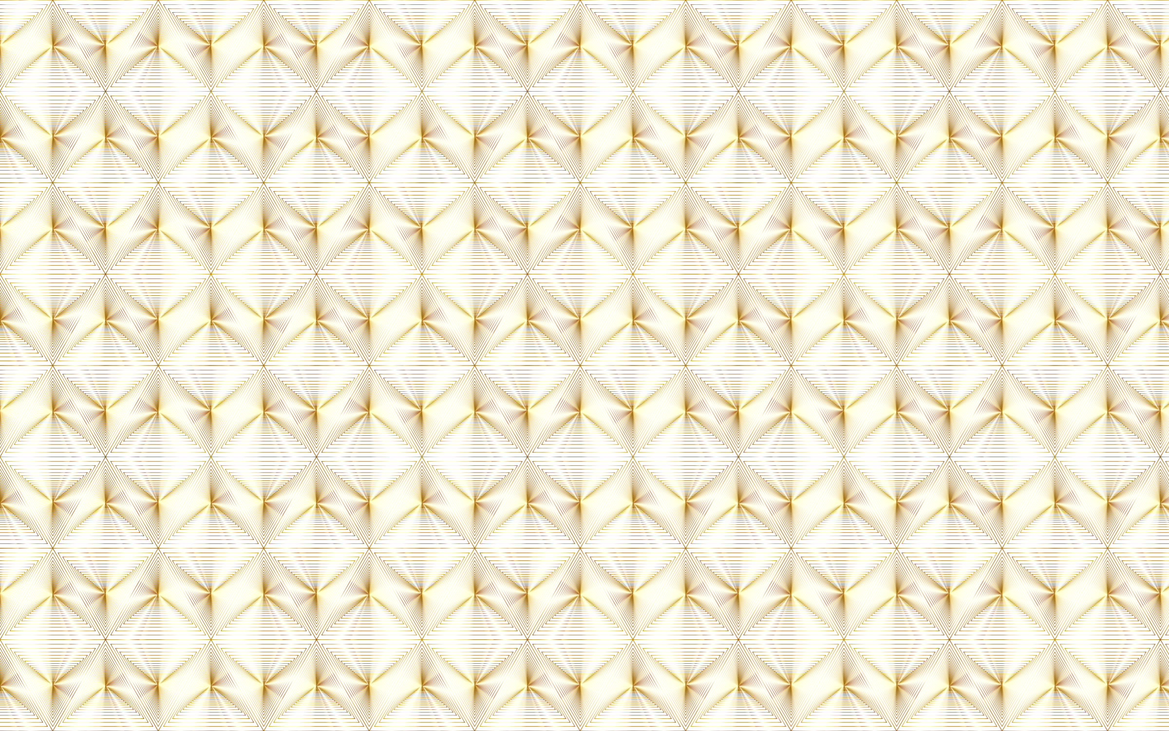 This Free Icons Png Design Of Gold Triangular Seamless (2400x1500), Png Download