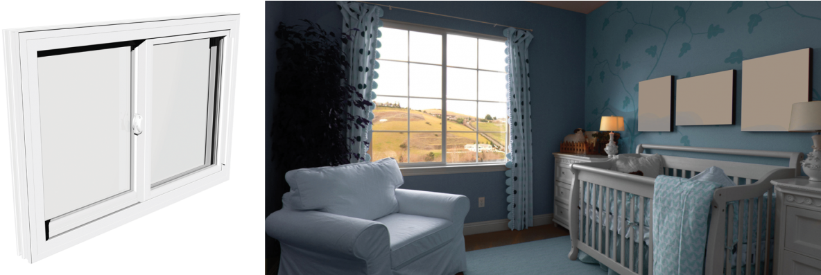 Slider Windows Feature Sashes That Glide Smoothly From - Mohawk Arbordale 7-1/2" Engineered Hardwood Flooring (1200x396), Png Download