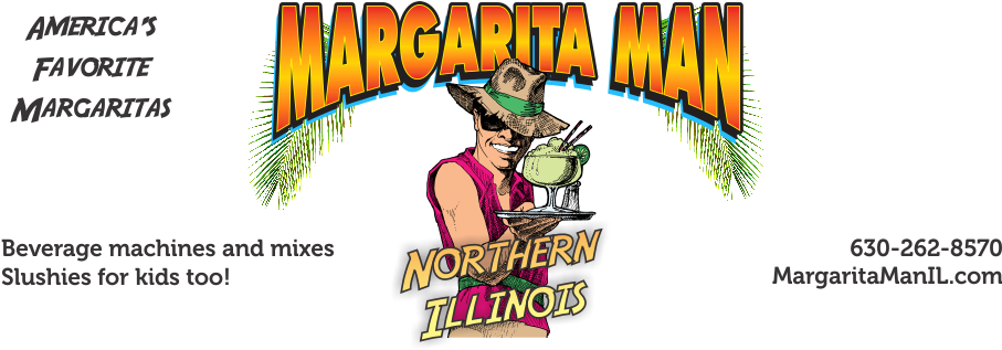 The Margarita Man Of Illinois - Margarita Machine (934x324), Png Download