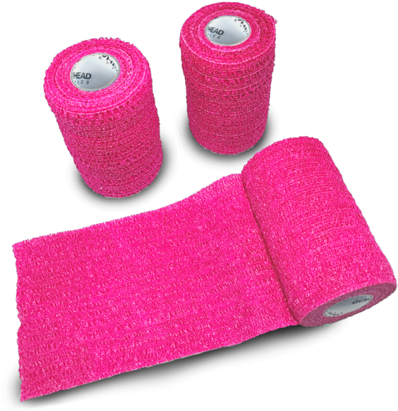 Arrow-vet 4" Cohesive Stretch & Tear Vet Wrap - Pink (600x600), Png Download