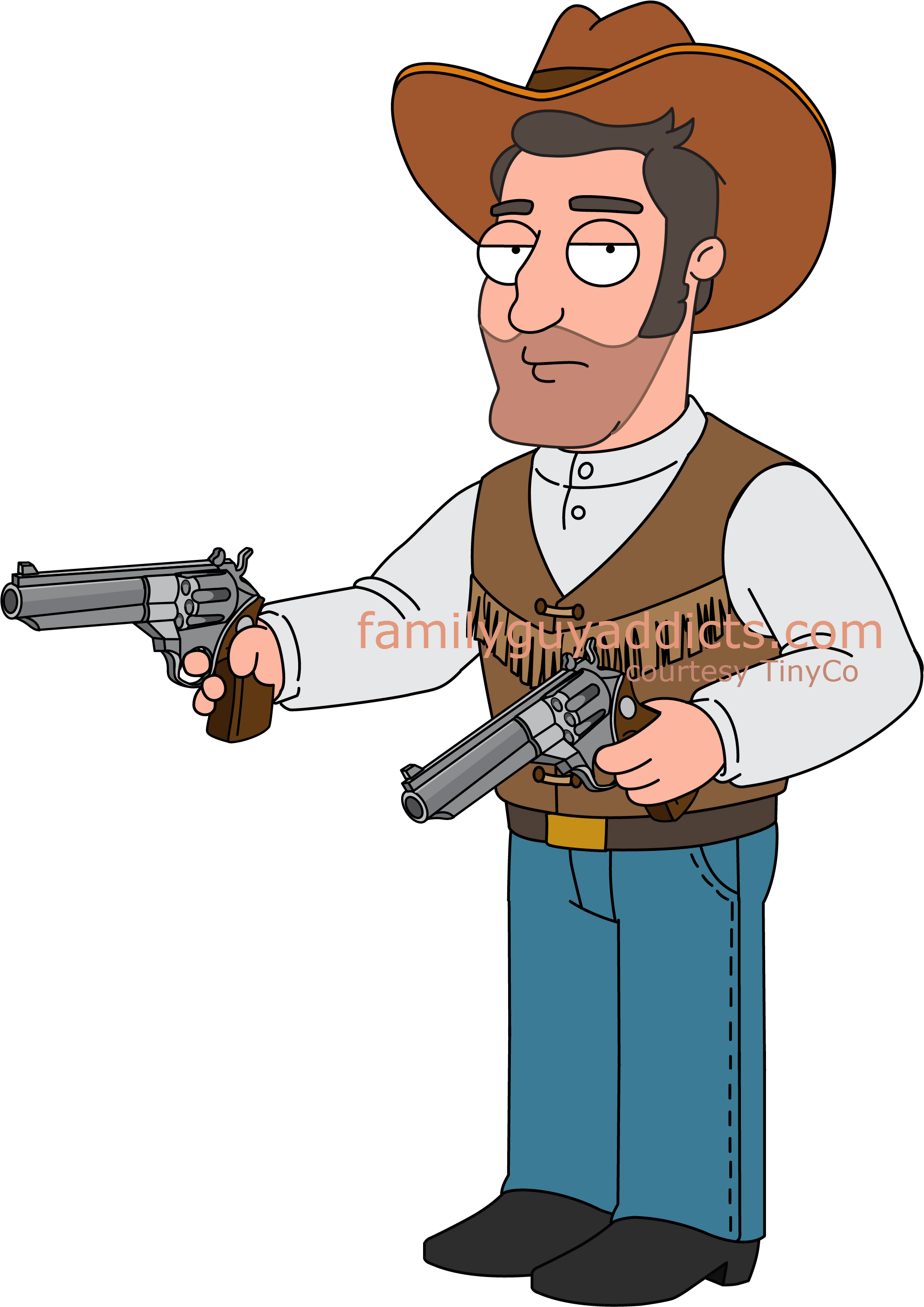 Family Guy Decoration Cowboy - Male Family Guy Characters (2140x3040), Png Download