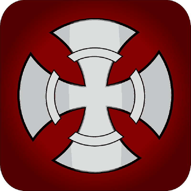 Mb Image/png - Gothic Gold And Red Cross Throw Blanket (800x803), Png Download