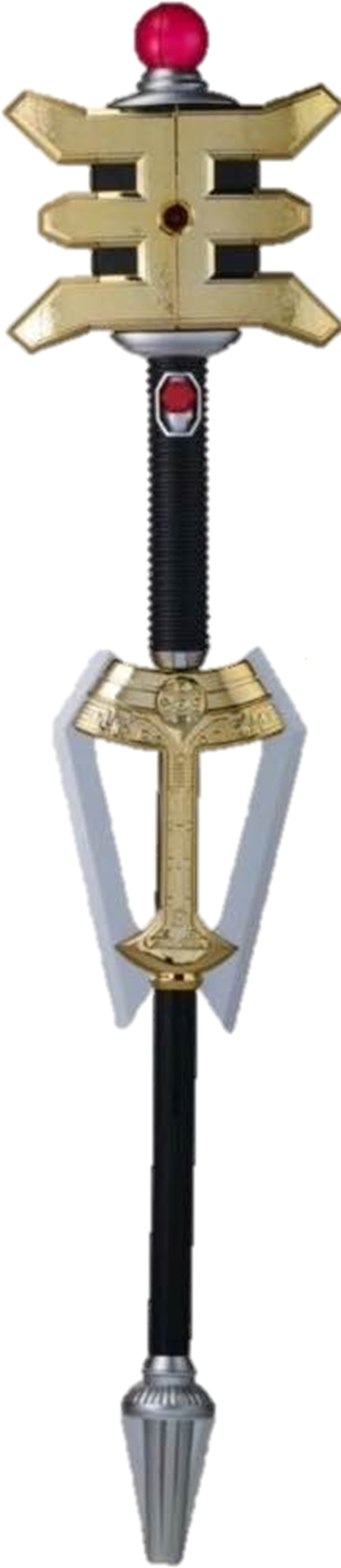 Legacy Golden Power Staff - Legacy Gold Ranger Staff (662x3072), Png Download