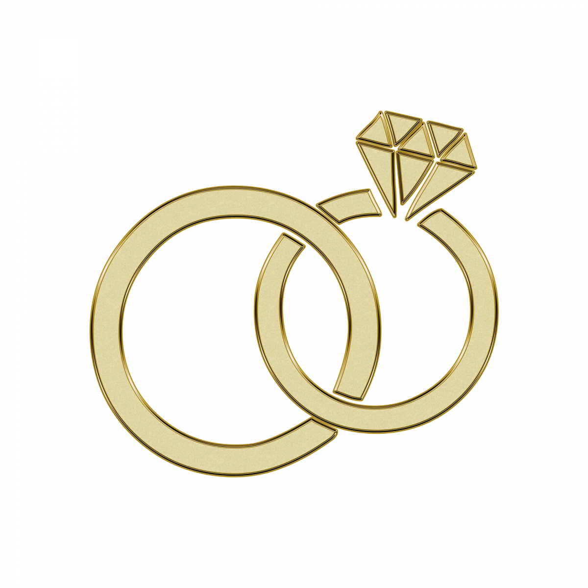 Personal Bankruptcy When Married, Personal Bankruptcy - Ring Wedding Symbol (1200x1200), Png Download