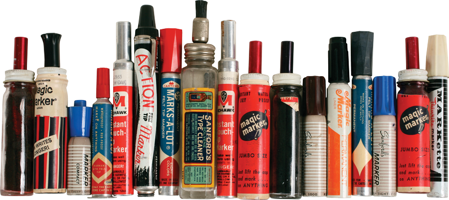 Markers Cut Out - Wall Marker (900x402), Png Download