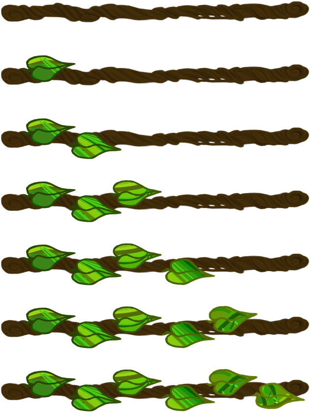 The Second Version Of The Dryad Health Bar I Did Had (640x896), Png Download