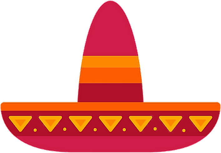 Png Mexican Hat - Sombrero Mexicano Png (708x492), Png Download