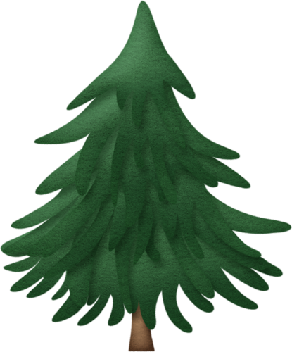 Pine Tree - Sapin Image Clip Art (415x500), Png Download