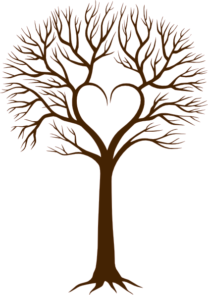 Image Clip Art - Family Tree With Roots (420x596), Png Download