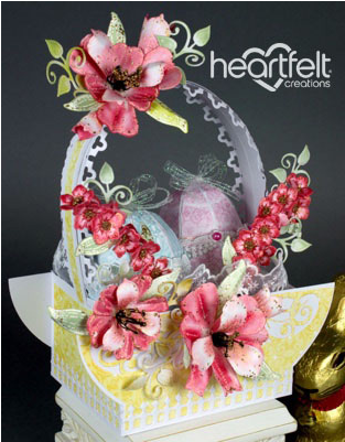 Easter Lily Basket - Heartfelt Creations - Molding Mat (400x400), Png Download
