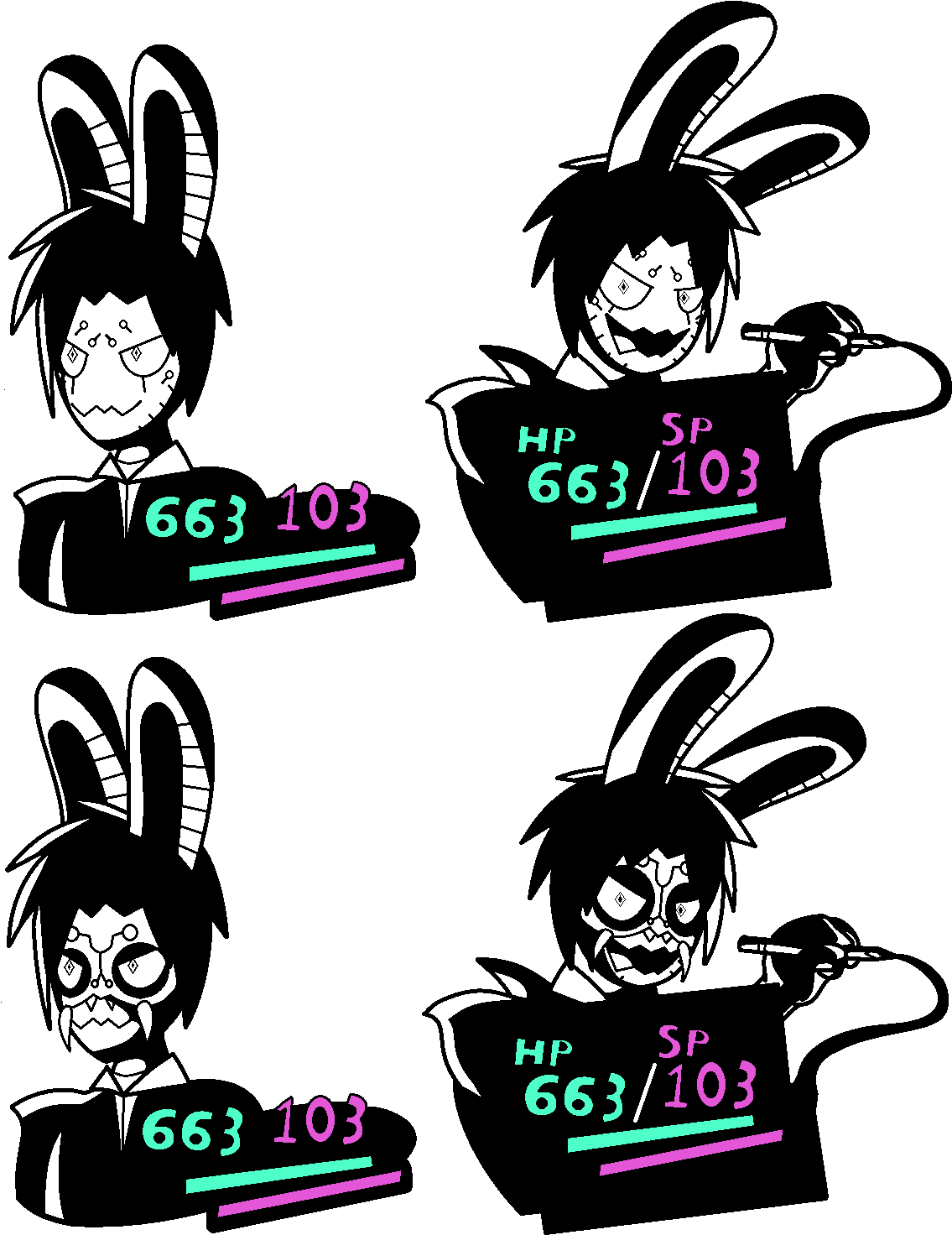 Thespiderbunny Persona 5 Health Bar - Persona 5 Health Bar (1154x1513), Png Download
