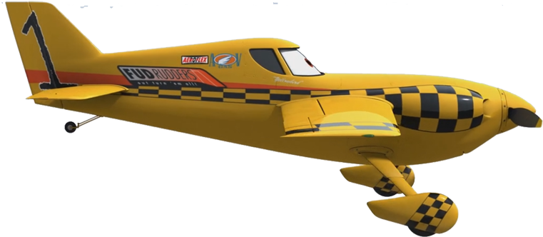 Yellow Bird Background Free - Planes Yellow Bird (768x351), Png Download