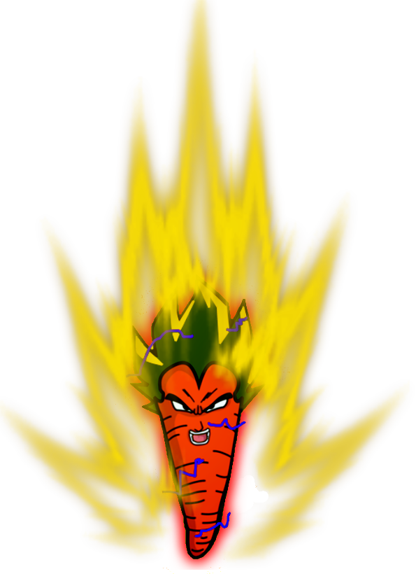 Super Veggie Transparent Background - Dragon Ball Transparent Background (595x820), Png Download