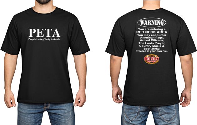 Redneck Warning Black - King Crimson Tour T Shirt (711x400), Png Download